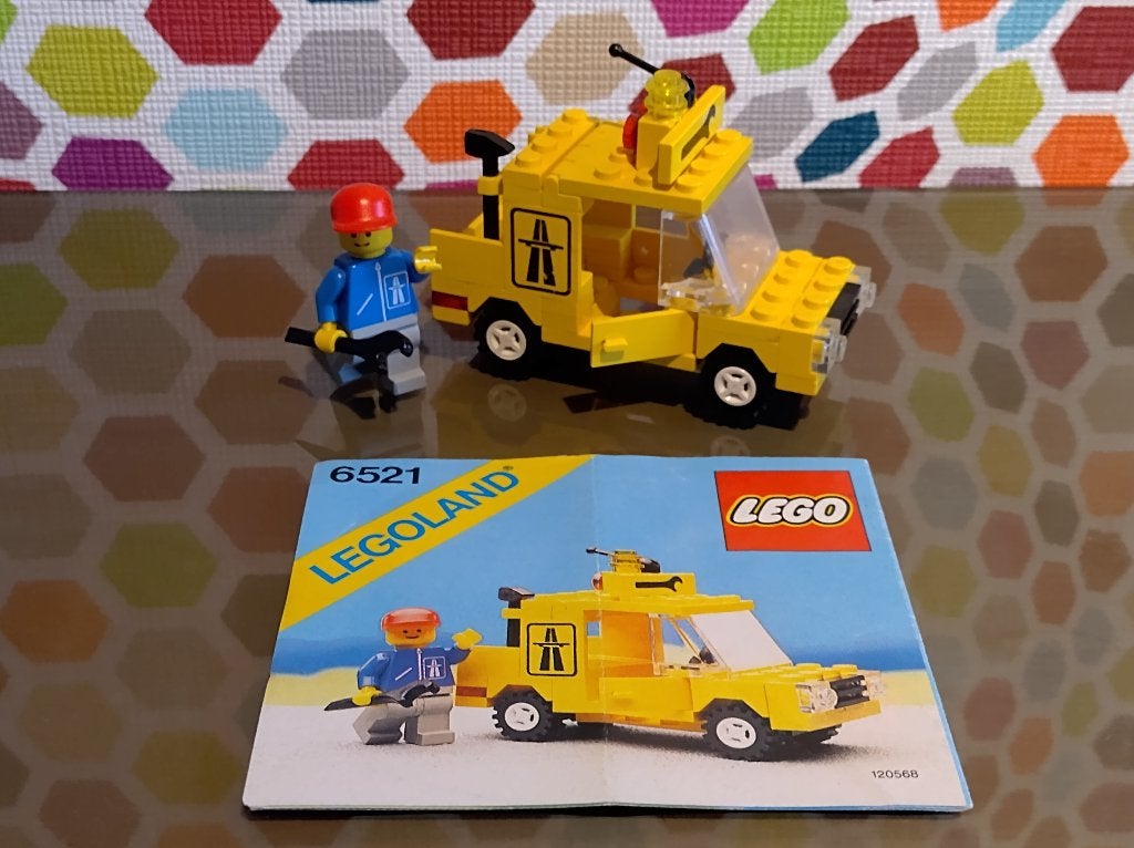 LEGO 6628, 6609, 6521, 6664, 6656, 6658 LEGOLAND voertuigen, Compleet, Lego, Ophalen of Verzenden, Complete set