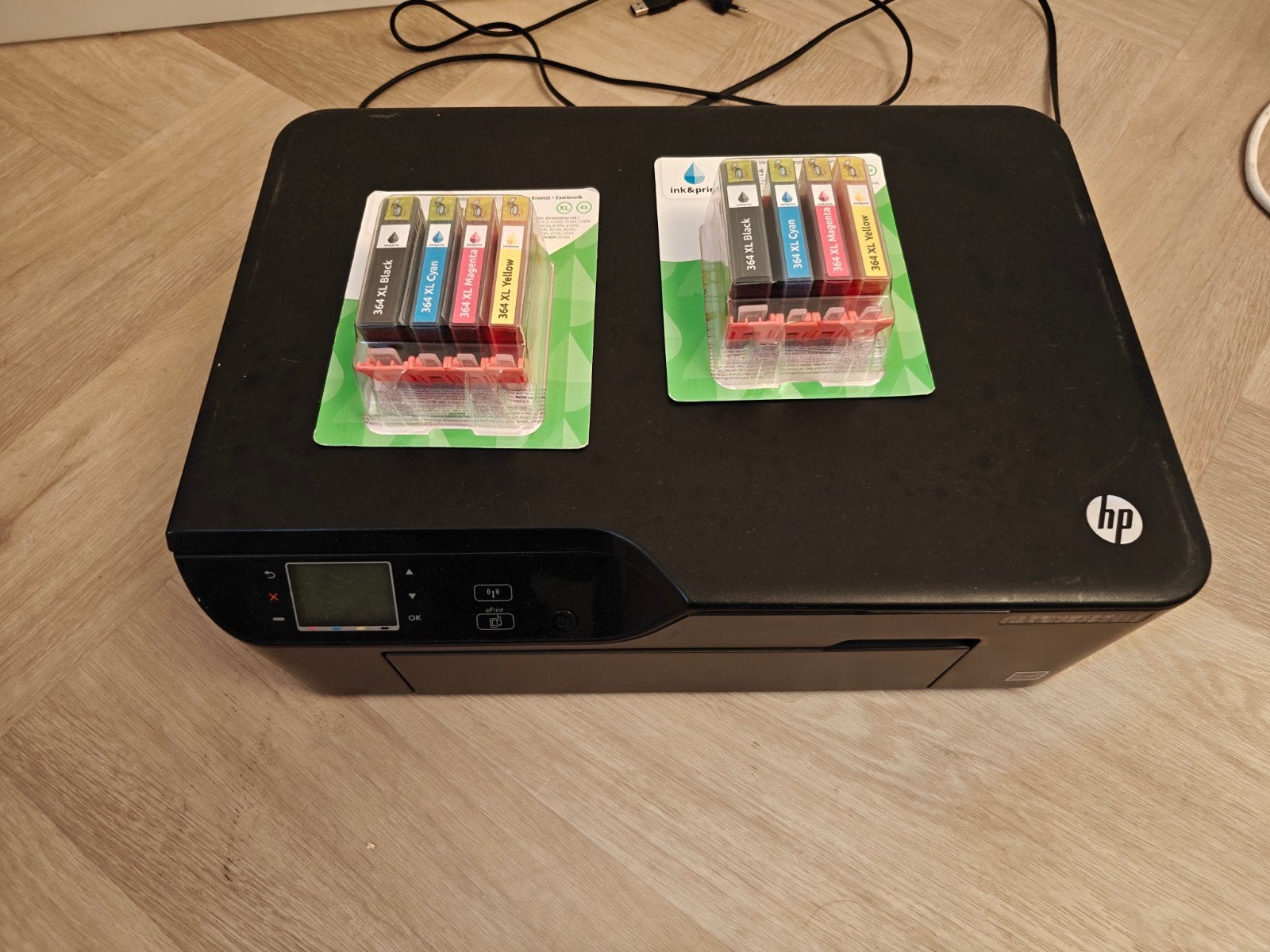 HP Deskjet 3520 All-in-One Printer met 2 sets inkt, Computers en Software, Ophalen, Inkjetprinter, All-in-one, Draadloos