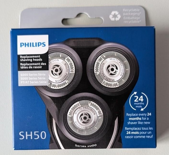 Philips SH50/50 scheerkoppen — nieuw, ongebruikt, Verzenden, Nieuw, Scheren en Epileren