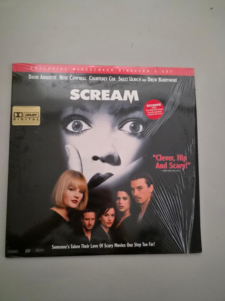 Scream exclusive widescreen Director's cut Laserdisc, Cd's en Dvd's, Dvd's | Horror, Vanaf 16 jaar, Ophalen, Gebruikt, Slasher