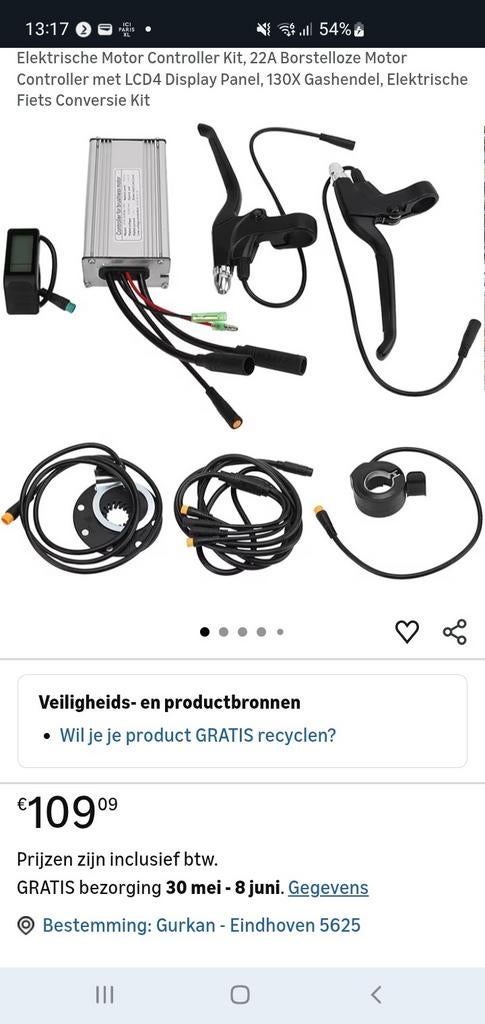 Elektrische Motor Controller Kit - Nieuw in Verpakking, Ophalen of Verzenden, Nieuw