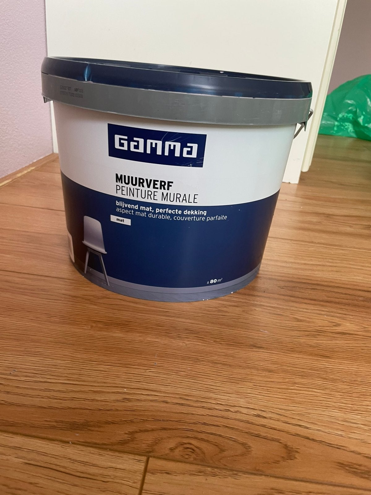 GAMMA Muurverf Mat Roze - Grote Emmer 10 liter, Ophalen, Nieuw, Verf, 10 tot 15 liter