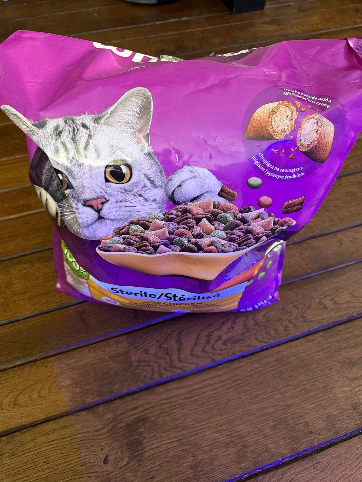 Whiskas sterile 6 kg, Ophalen