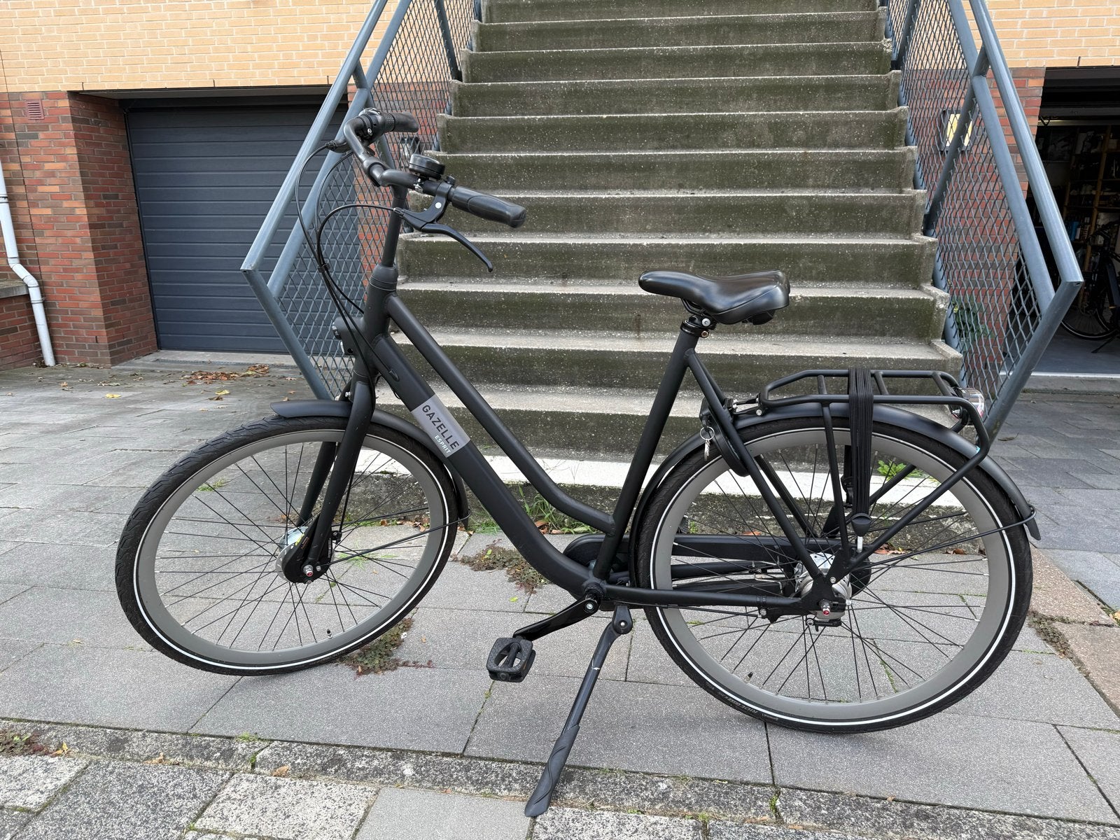 Esprit Gazelle Zwart - Frame 57 cm, Ophalen, Gebruikt, Versnellingen, 56 cm of meer