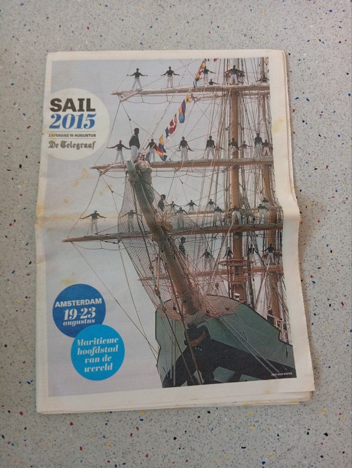Telegraaf 2015 Sail Amsterdam 2015, Ophalen of Verzenden, Gebruikt