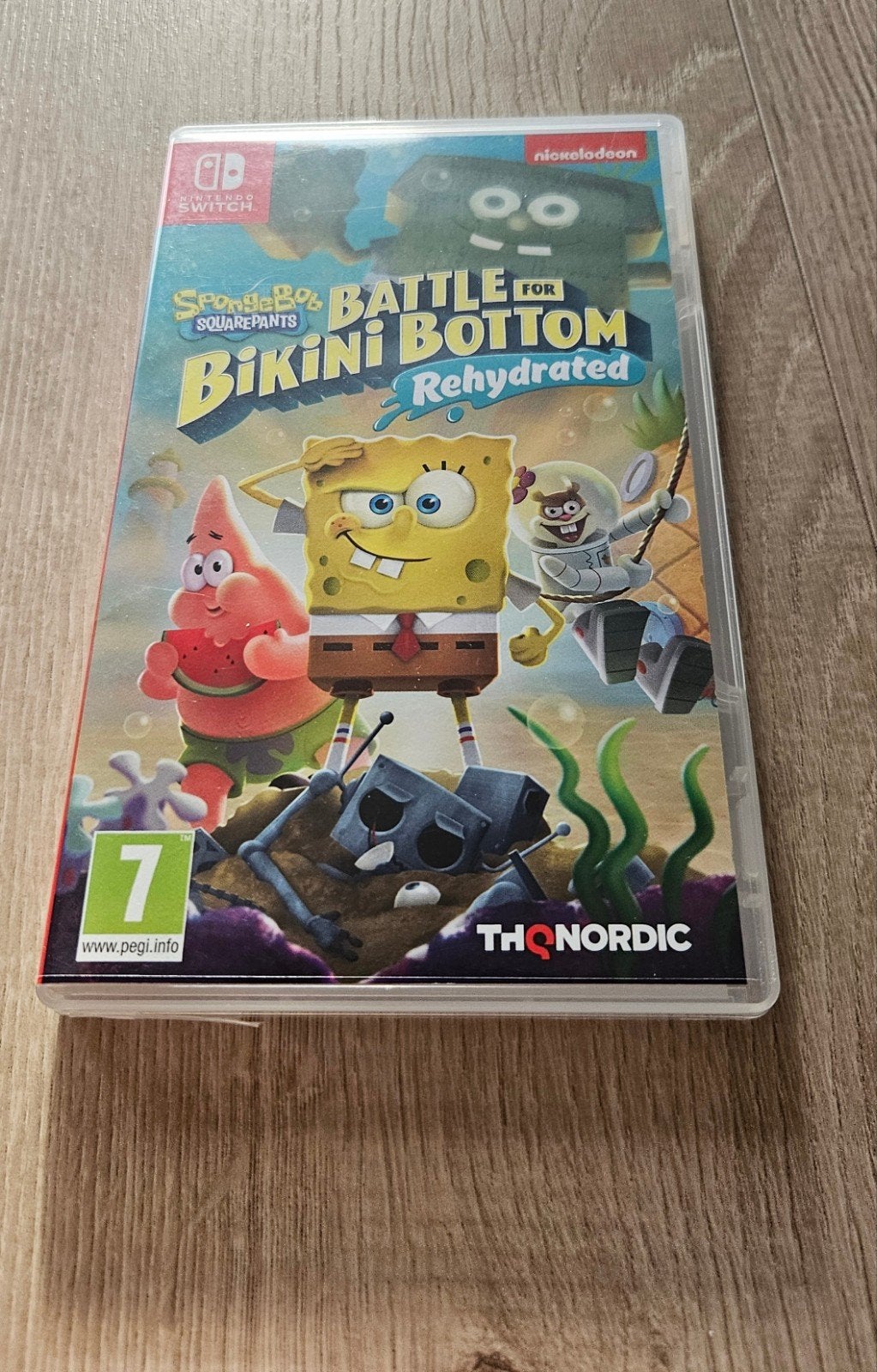 SpongeBob SquarePants: Battle for Bikini Bottom Rehydrated, Ophalen of Verzenden, Zo goed als nieuw, Met 1 controller, Switch Original