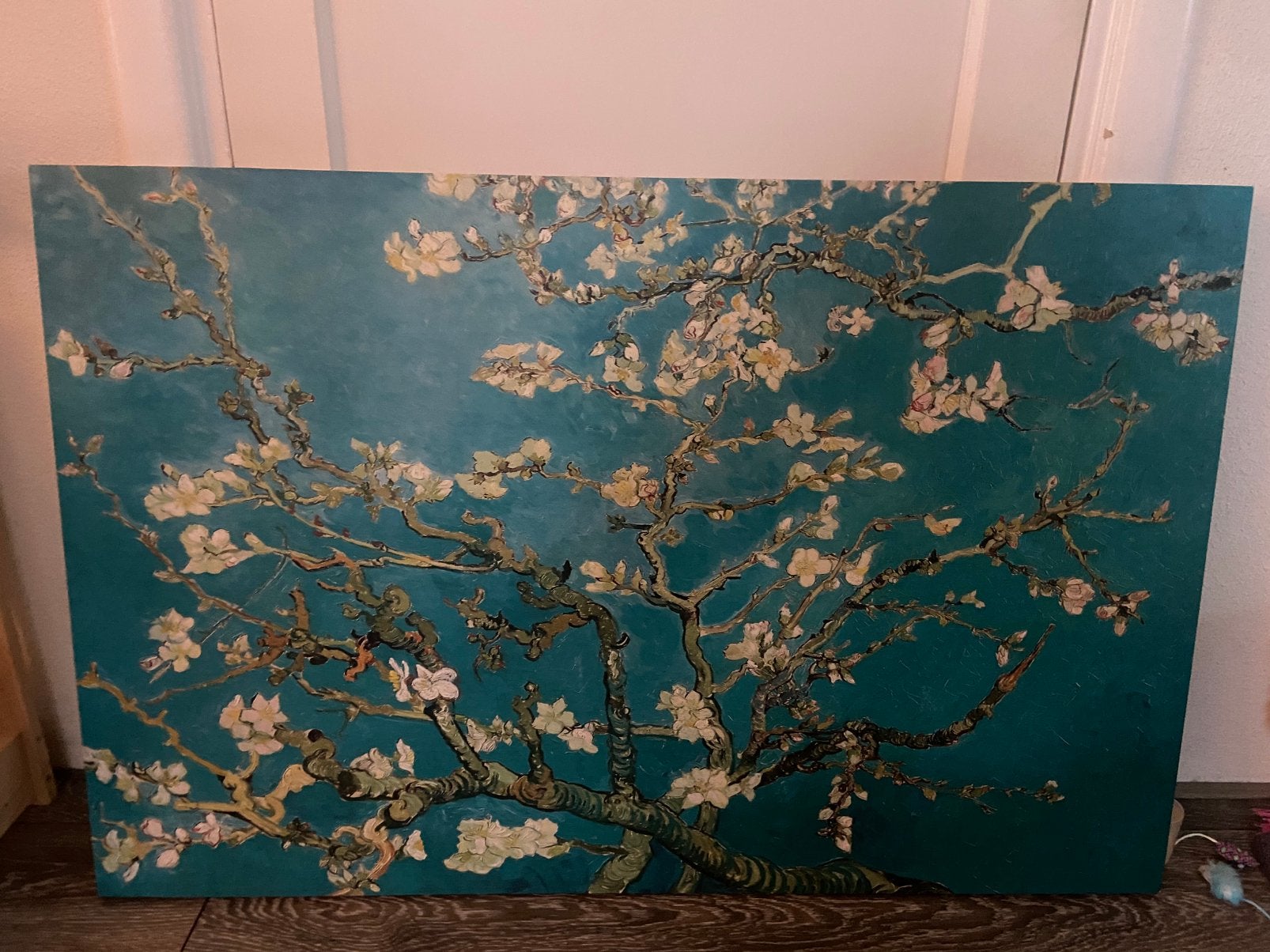 Schilderij geïnspireerd op Van Gogh–Amandelbloesem –115x75cm, Ophalen of Verzenden
