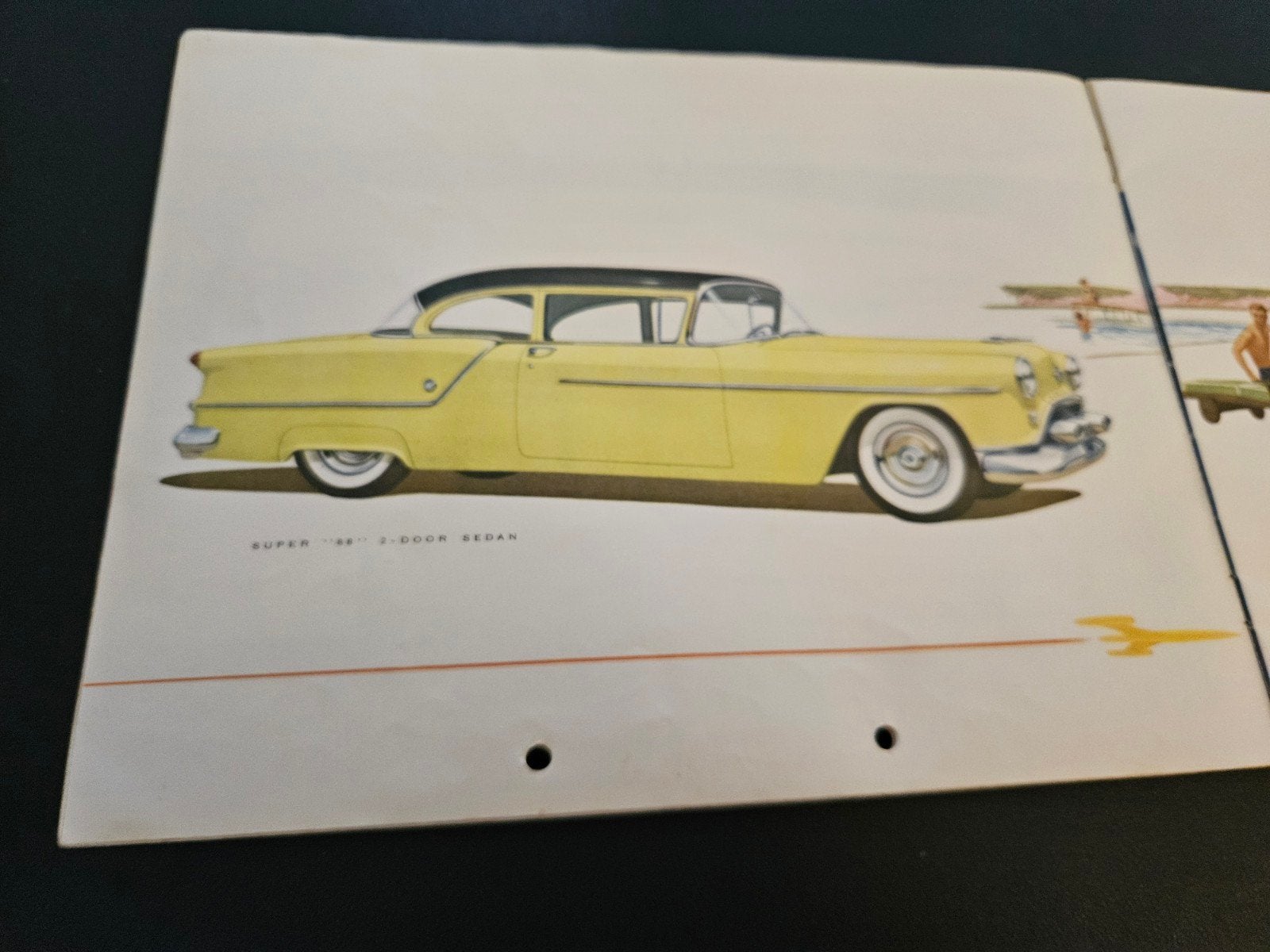 Brochure Oldsmobile 1954 USA, Ophalen of Verzenden, Zo goed als nieuw, Overige merken