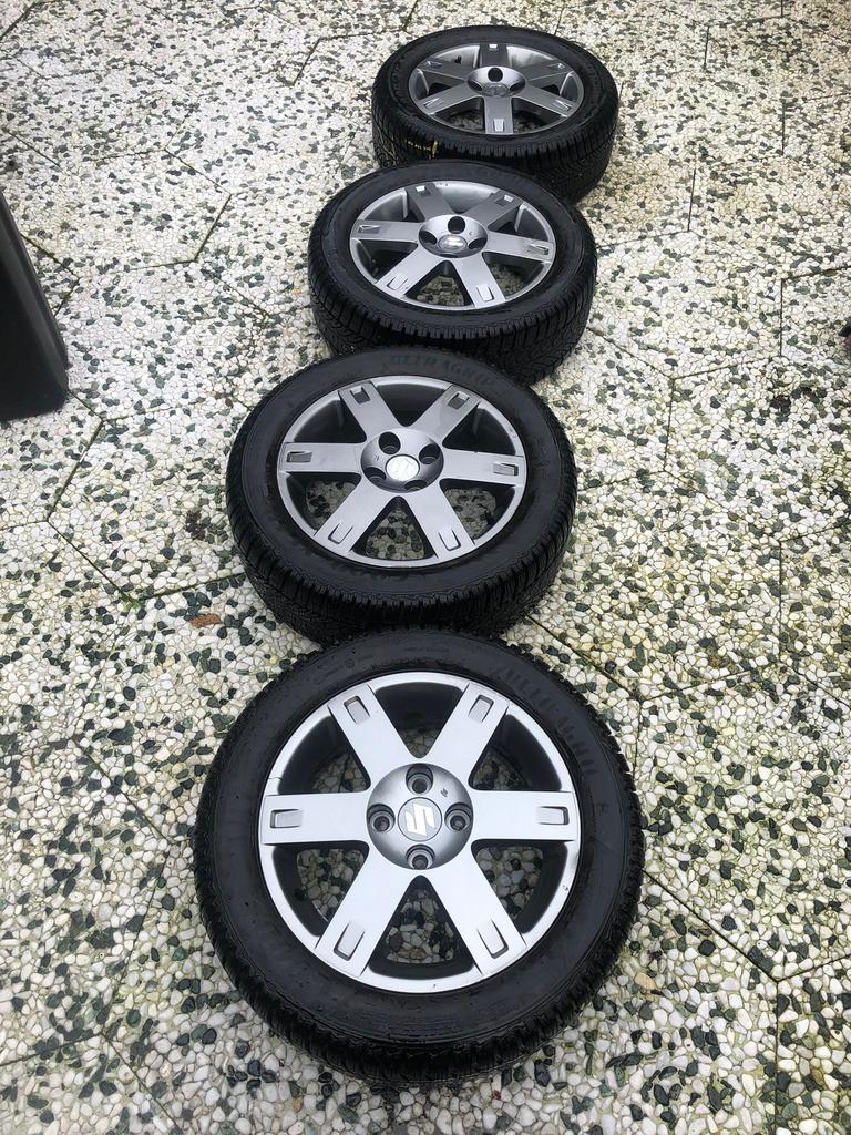 VW banden & Suzuki Liana banden, Ophalen, Gebruikt, Zomerbanden, Banden en Velgen