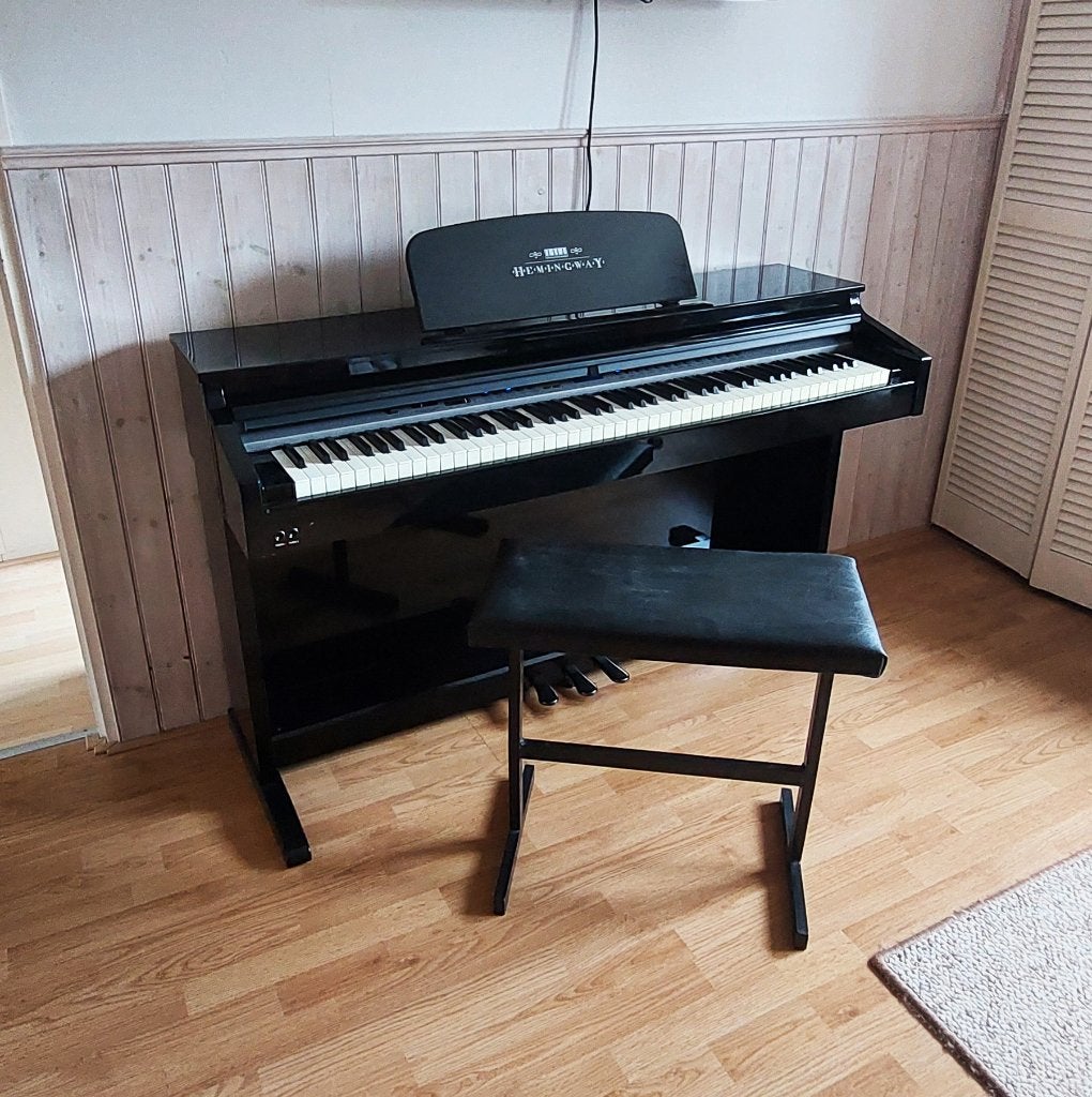 digitale piano Hemingway DP-701 PB, Muziek en Instrumenten, Ophalen, Zwart, Zo goed als nieuw, Piano