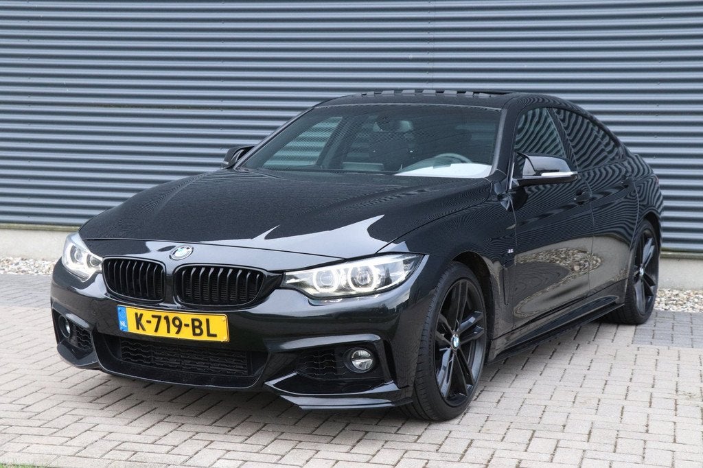 BMW 4-serie Gran Coupé 418i M Sport | M-Pakket | Pano | Goe, Auto's, BMW, Automaat, Euro 6, Zwart, Bedrijf