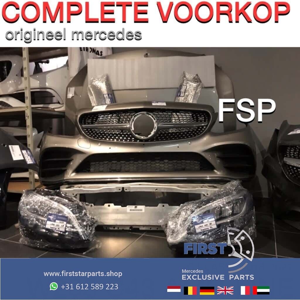 W205 C205 FACELIFT C43 AMG VOORKOP Mercedes C Klasse FRONT 2, Gebruikt, -, Voor, Ophalen of Verzenden