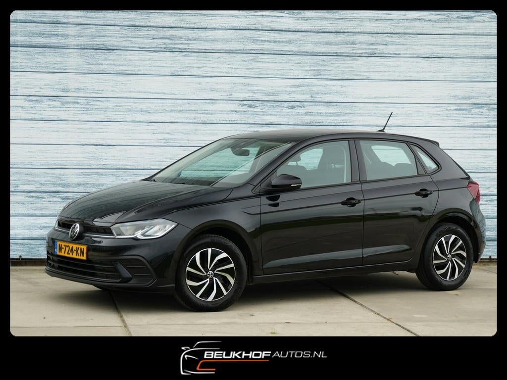 Volkswagen Polo 1.0 TSI Life Carplay Parksensoren Adap Cruis, Stof, Gebruikt, 1072 kg, Origineel Nederlands
