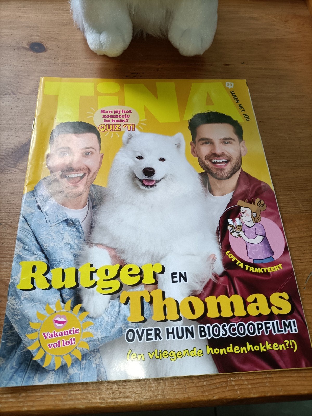 Paco knuffel Rutger, Thomas & Paco + Tina met leuk verhaal, Kinderen en Baby's, Speelgoed | Knuffels en Pluche, Ophalen of Verzenden