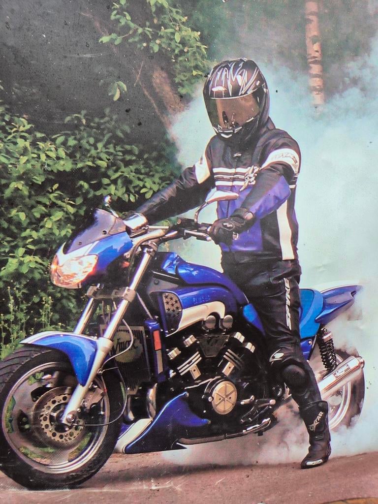 Spyke leren motorpak maat 54, Ophalen, Tweedehands, Combipak