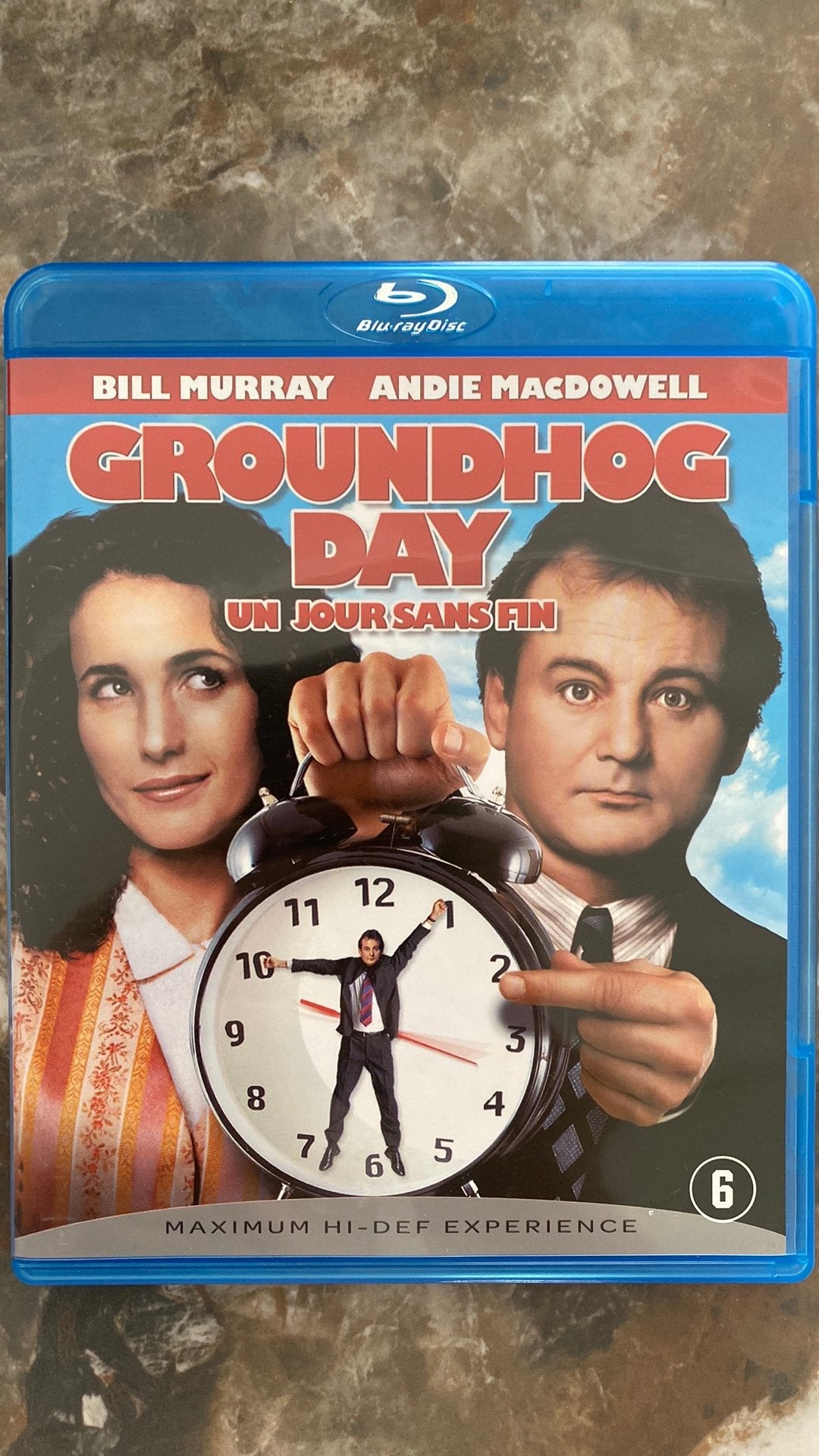 Groundhog day blu ray NL versie, Ophalen of Verzenden, Zo goed als nieuw, Avontuur