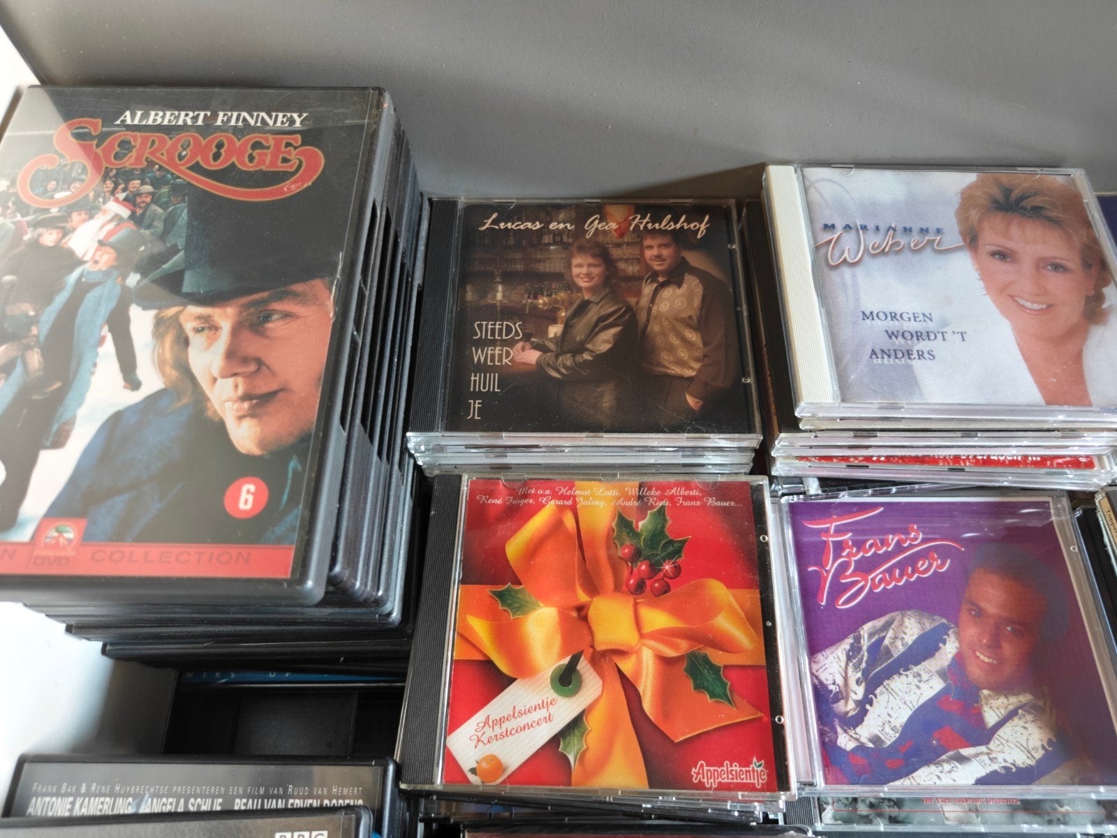 Diverse CD's en DVD's: Schlager, Pop, Kerst & Films, Ophalen, Gebruikt, Schlager, Inclusief doosje