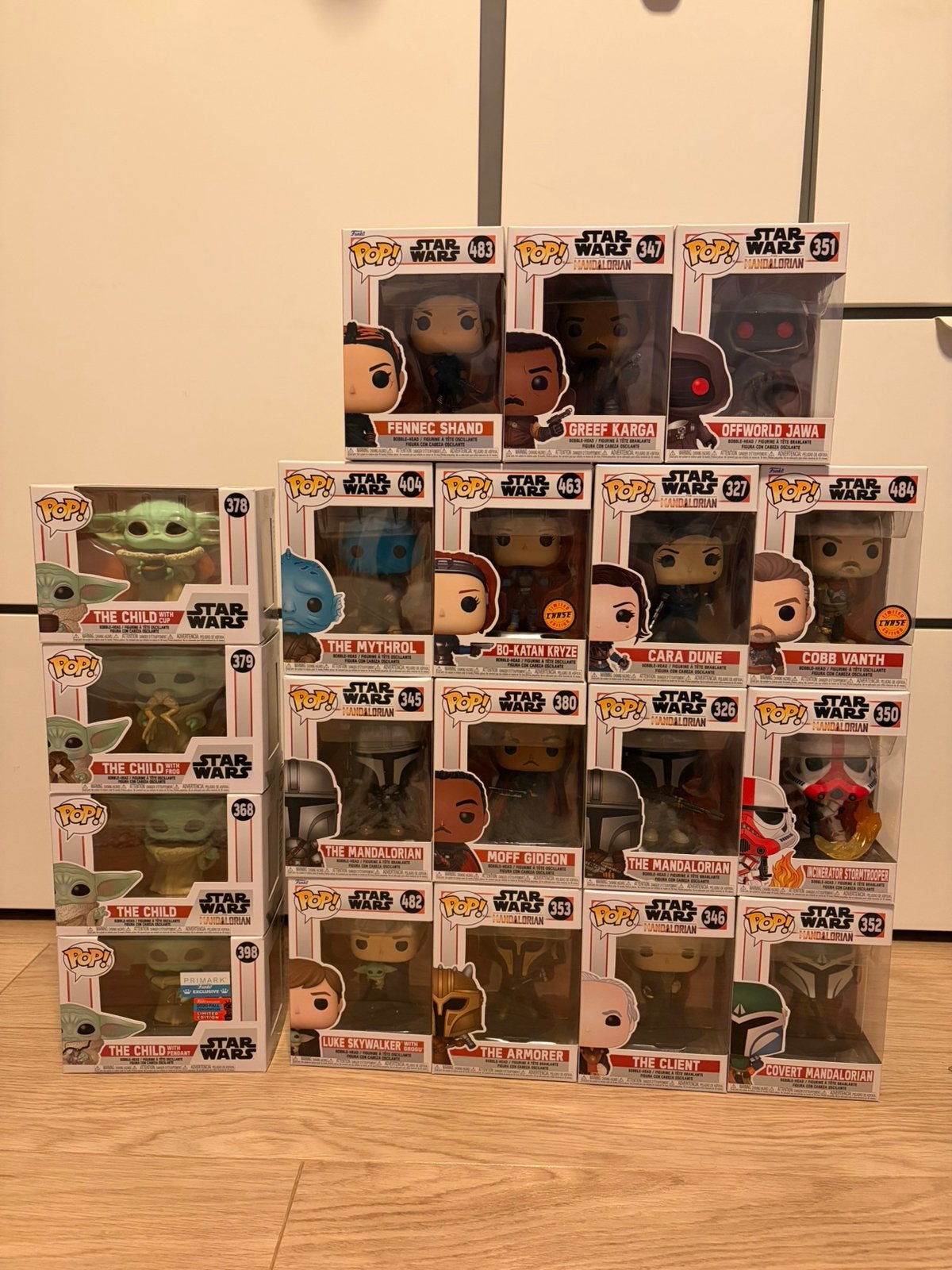 Grote collectie Funko Pop! Star Wars The Mandalorian, Ophalen of Verzenden, Zo goed als nieuw