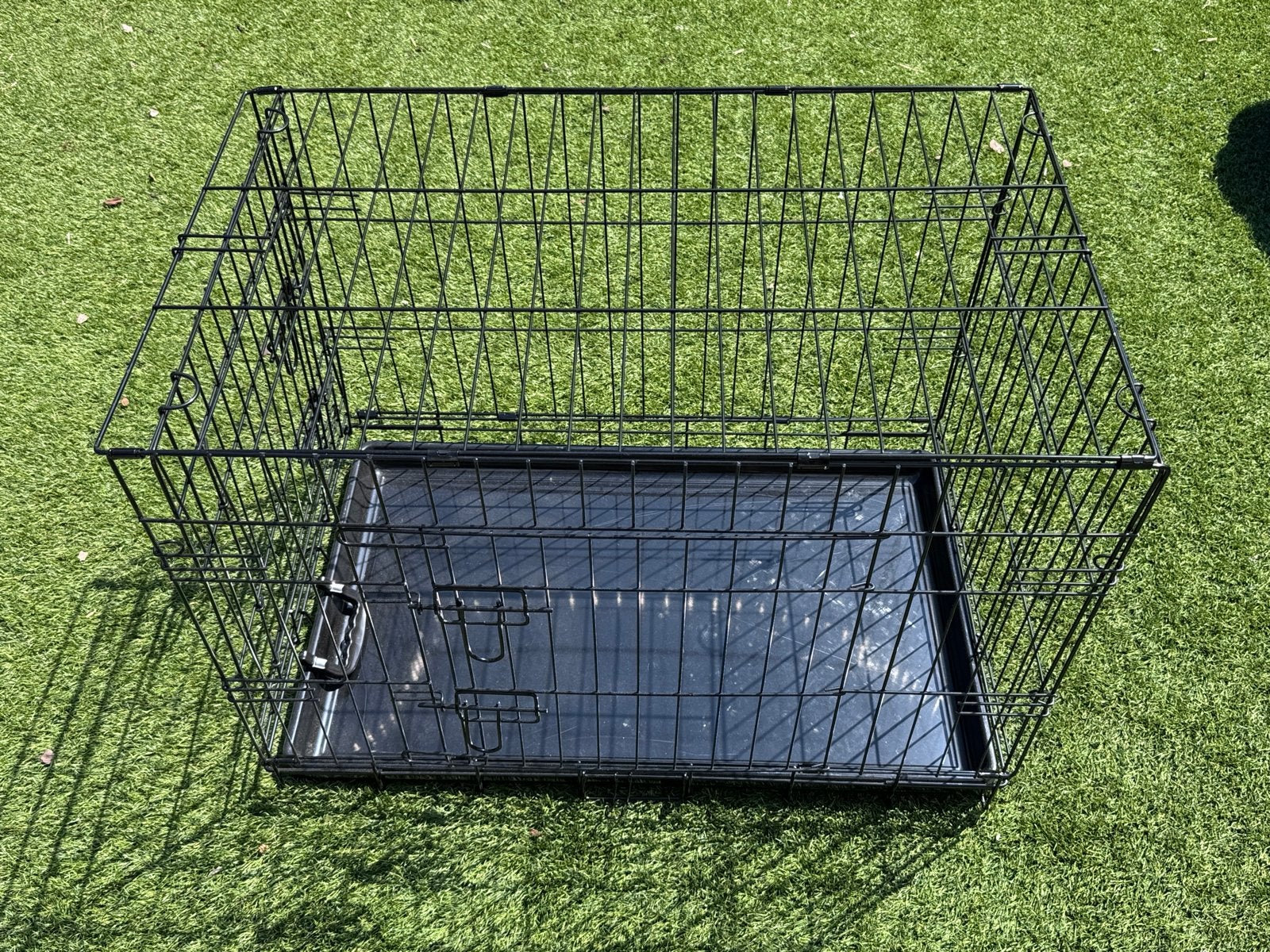 Adori Bench 2-Deurs Zwart - Hondenbench - 76x48x54 cm, Ophalen, Zo goed als nieuw