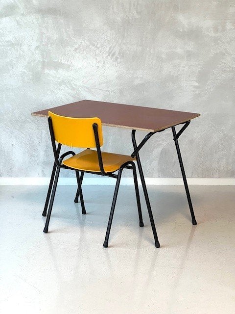 Retro klaptafel nieuw buro lessenaar bureau folding desk, Schoolbureau, Ophalen of Verzenden, ., Overige merken