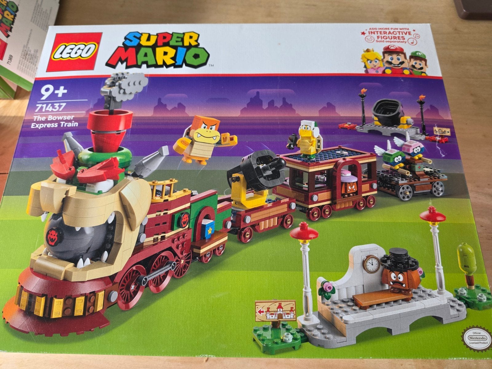 Lego Super Mario 71437 The Bowser Express Train compleet, Inclusief instructies, Gebruikt, Lego, Ophalen of Verzenden
