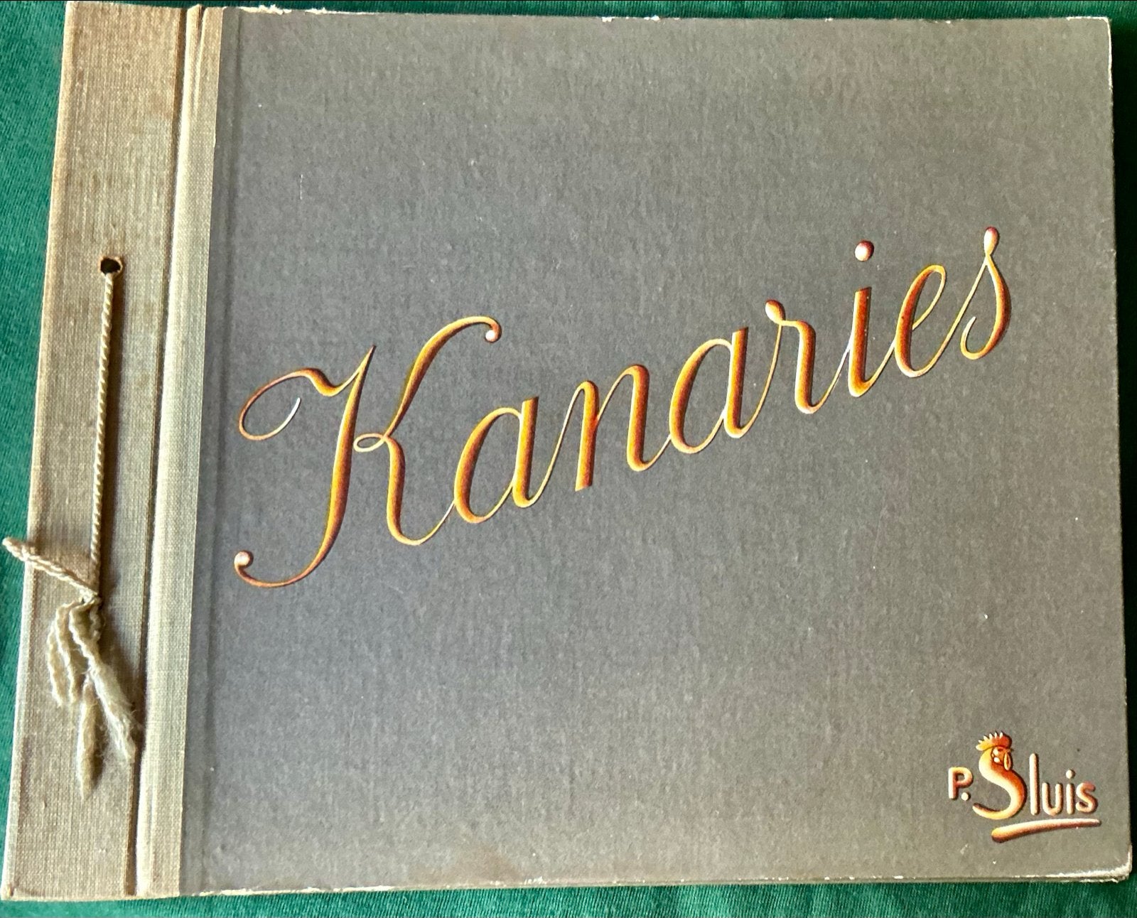 Zeldzaam P. Sluis Kanaries Album - Vintage Vogelboek, Meerdere dieren, Kleurkanarie