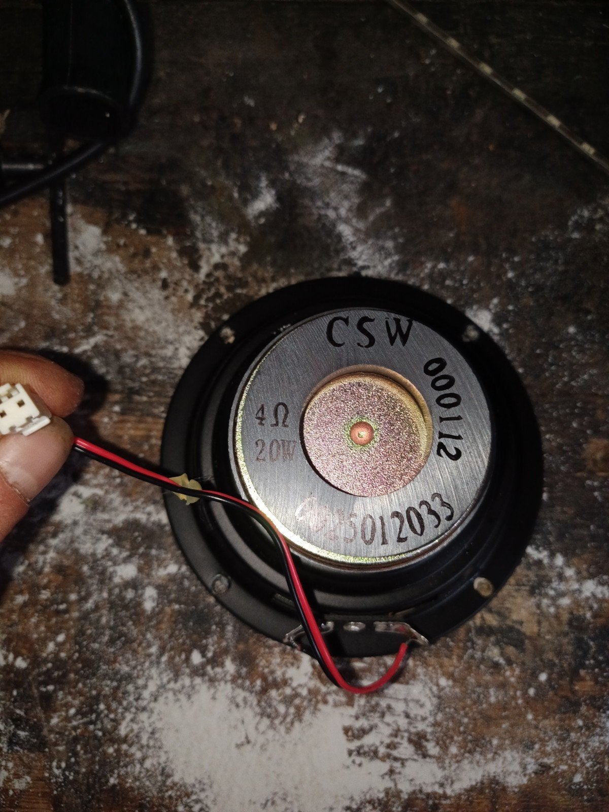 kleine speaker 4 ohm, Ophalen of Verzenden, Zo goed als nieuw