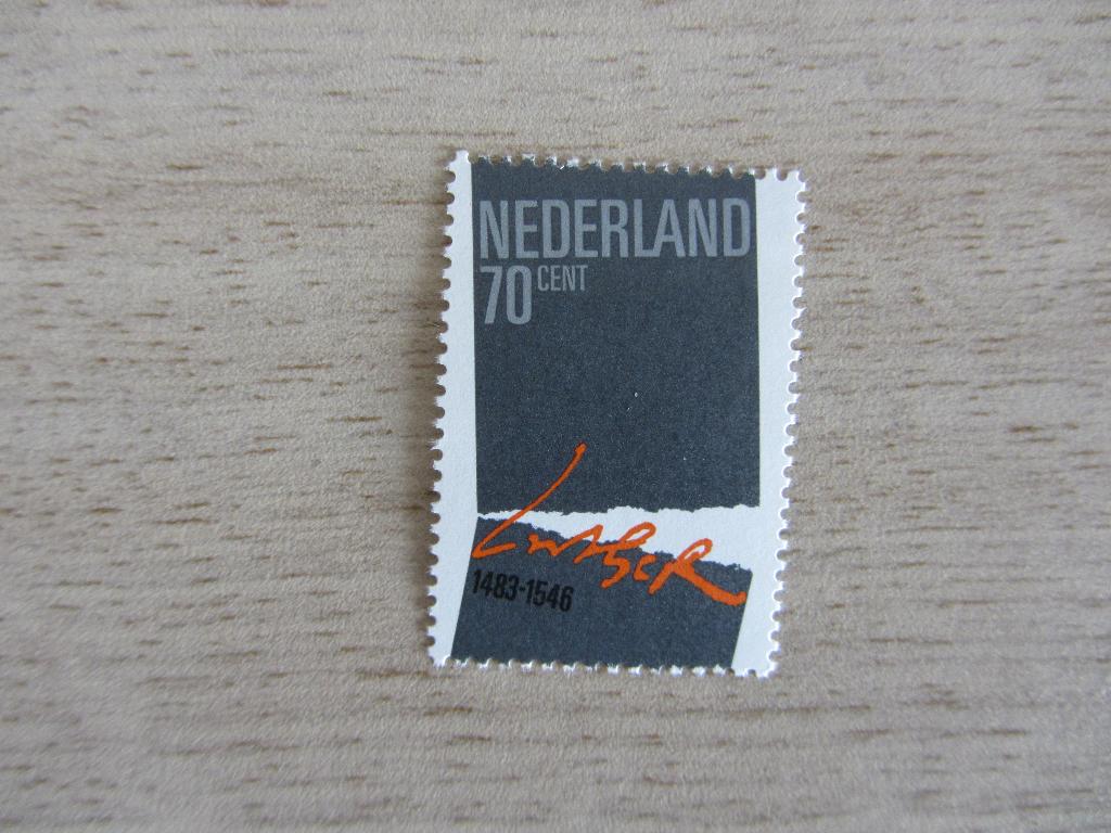 Nederland 1983 500e geboortedag Maarten Luther Postzegel, Postzegels en Munten, Ophalen of Verzenden, Na 1940, Postfris