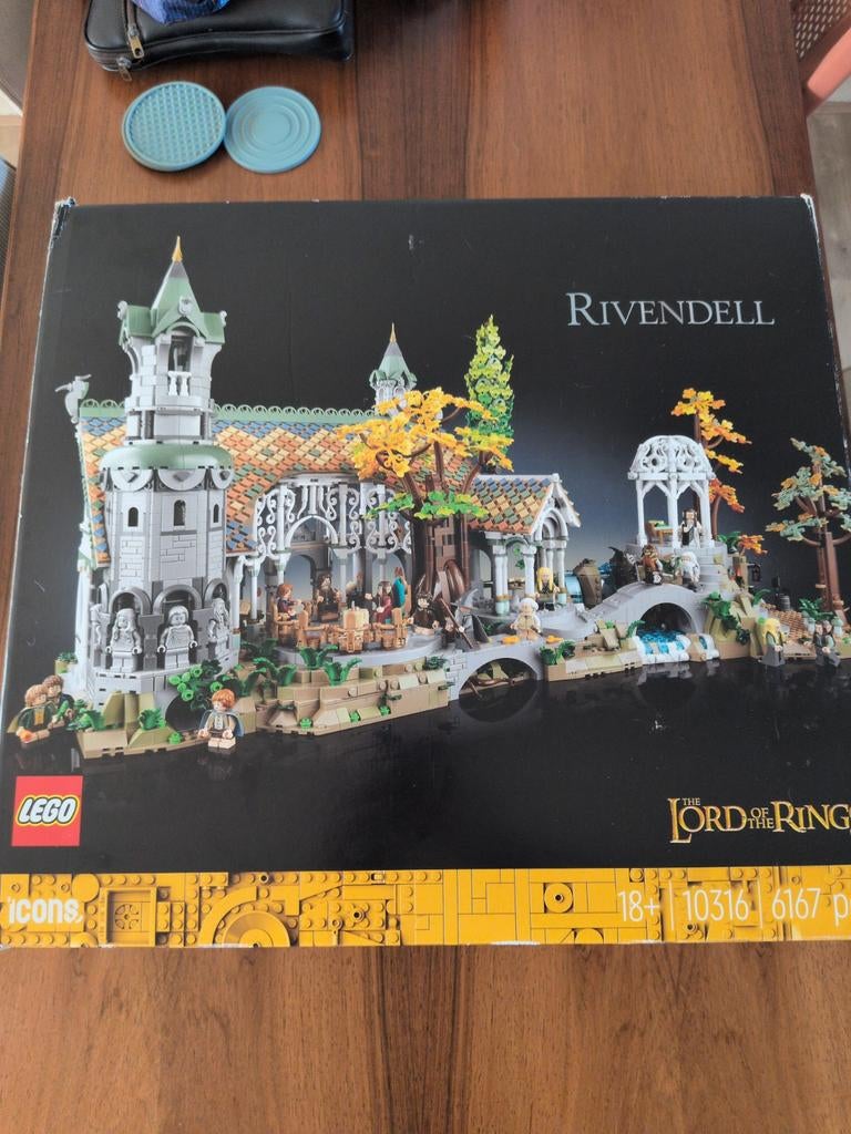 LEGO Rivendell 10316 compleet en gesorteerd, Ophalen, Minder dan 500 stukjes, Zo goed als nieuw