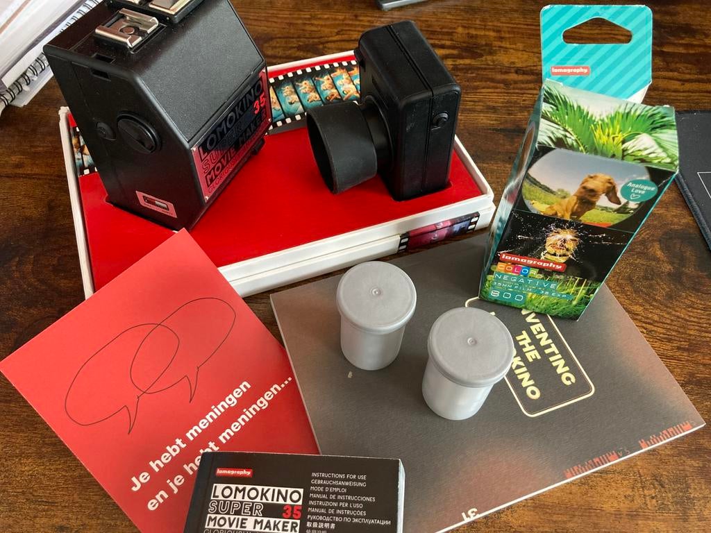 Lomography LomoKino complete set + viewer + film, Ophalen of Verzenden, Zo goed als nieuw, Compact, Overige Merken
