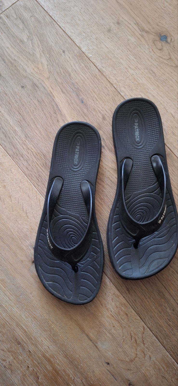 Patrick Slippers Zwart - Maat37/ 38, Ophalen of Verzenden