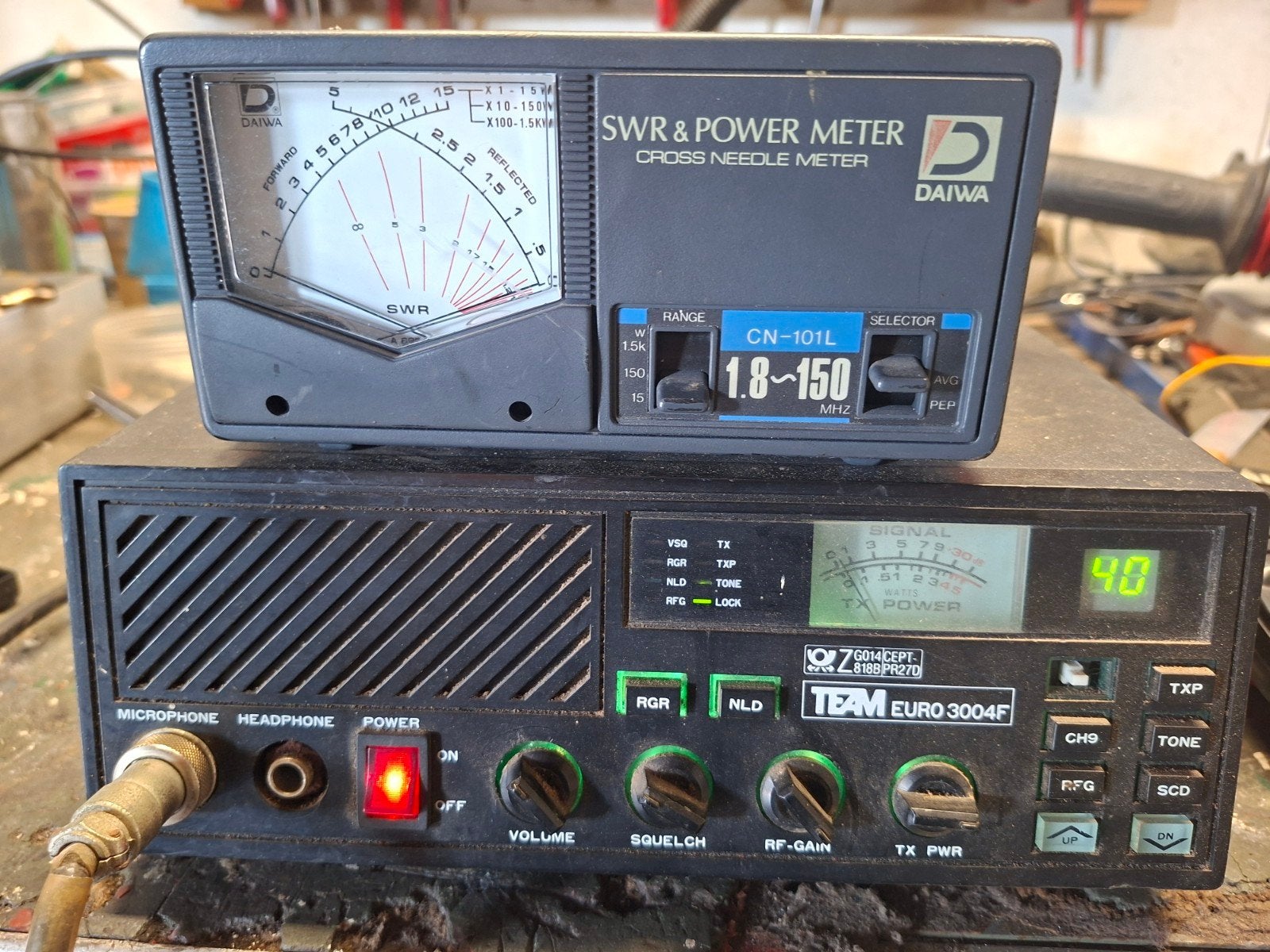 TEAM EURO 3004F CB-radio, Telecommunicatie, Zenders en Ontvangers, Ophalen of Verzenden, Gebruikt, Zender en Ontvanger