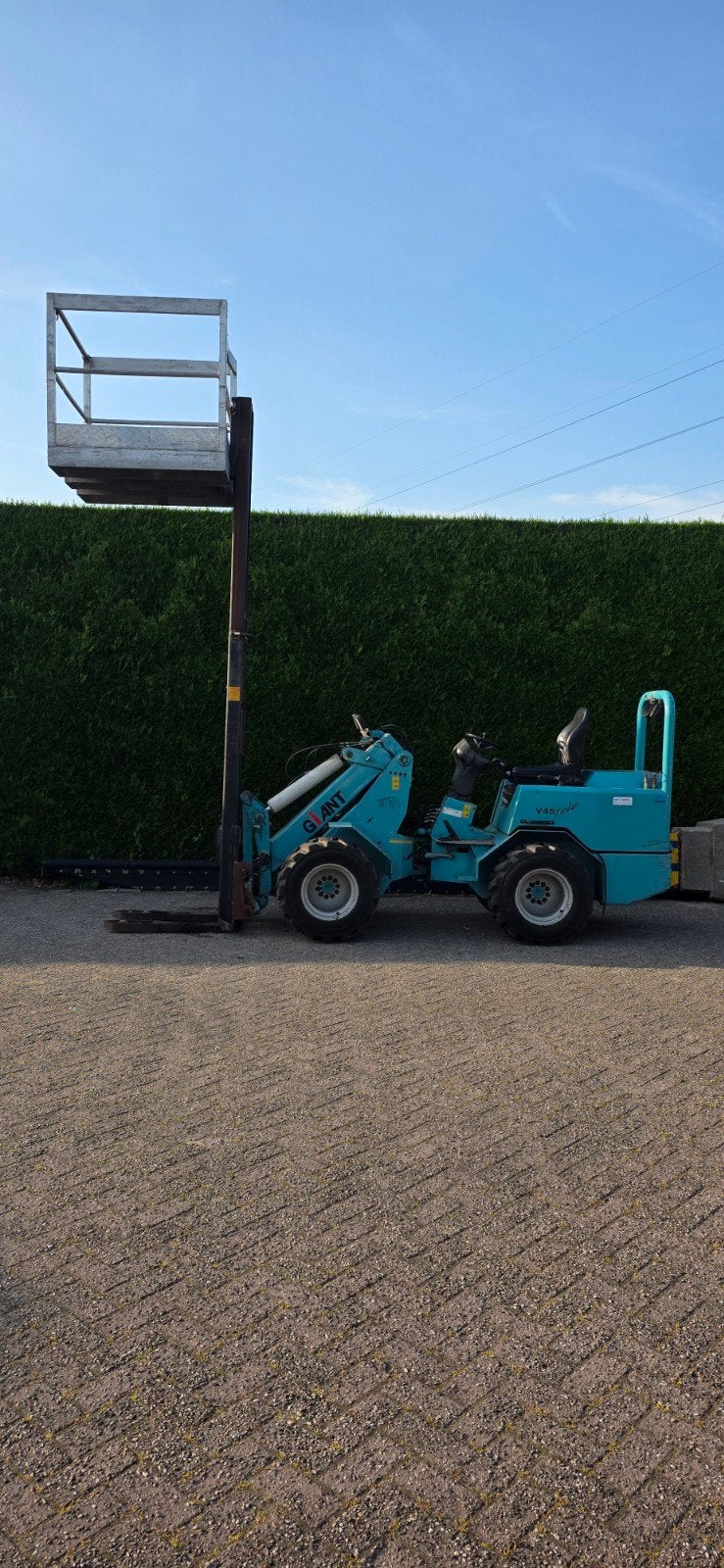 Hefmast met werkbak, Ophalen, Wiellader of Shovel