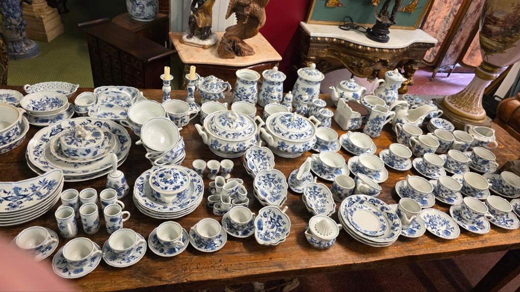 +/- 200 delig Blue Danube Japan servies, Antiek en Kunst, Antiek | Servies compleet, Ophalen