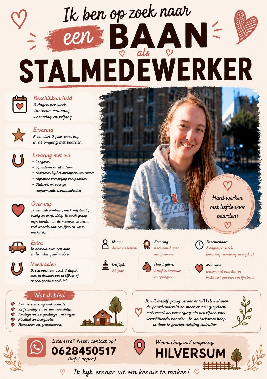 Stalhulp aangeboden