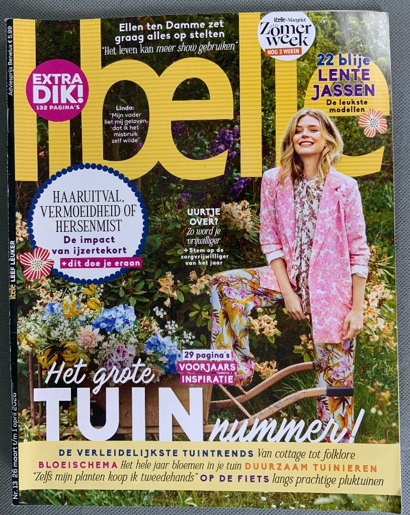 Tijdschrift Libelle nr 13 mrt / april 2026 - Ellen ten Damme, Boeken, Verzenden, Zo goed als nieuw, Damesbladen