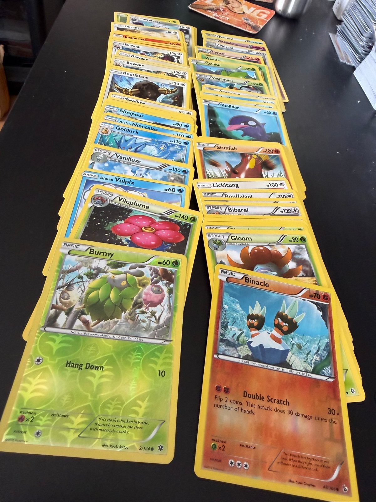 Bulk lot 2012-2018 Pokémon kaarten (paar reverse), Ophalen of Verzenden, Gebruikt, Meerdere kaarten