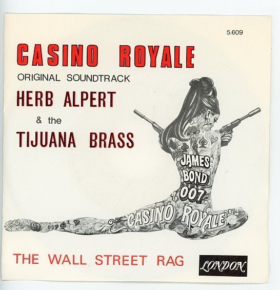 Single Herb Alpert & Tijuana Brass uit 1967 - Film 007, Gebruikt, Verzenden, 7 inch, Fotohoes