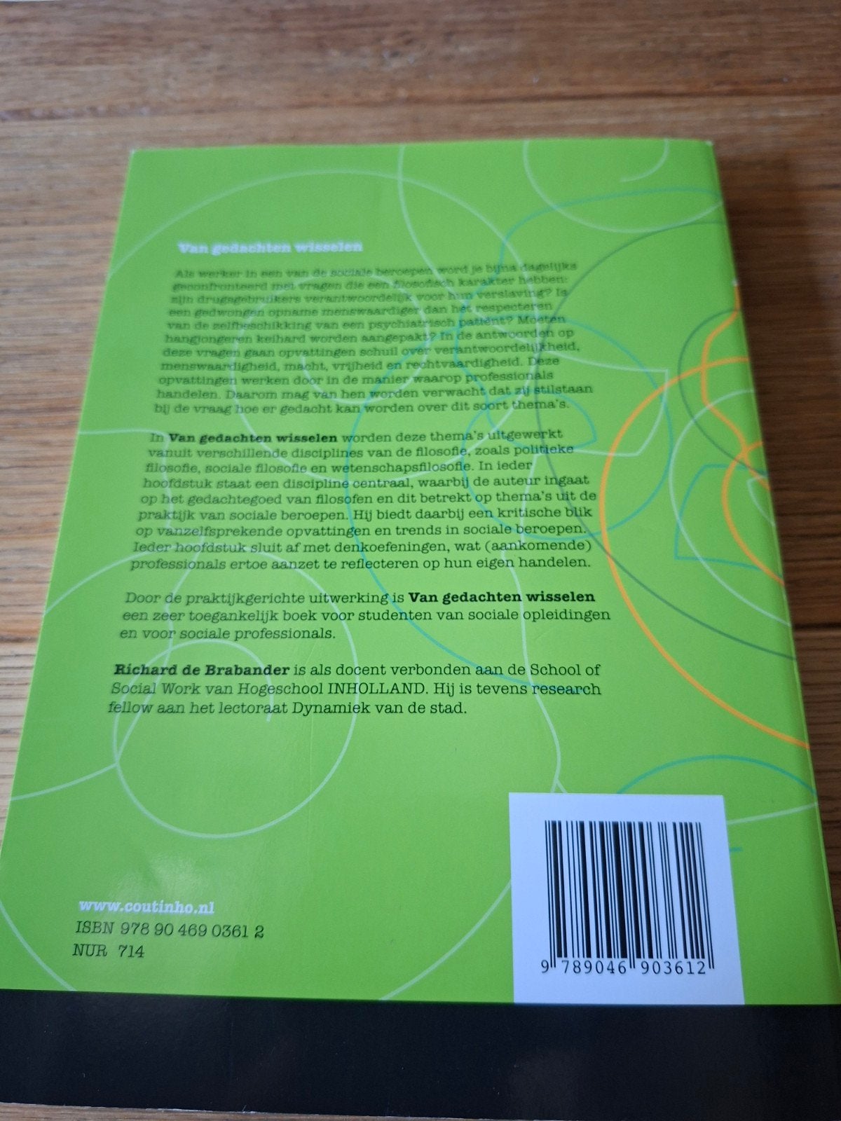 Van gedachten wisselen: filosofie, Ophalen of Verzenden, Zo goed als nieuw, Wijsbegeerte of Ethiek, Richard de Brabander