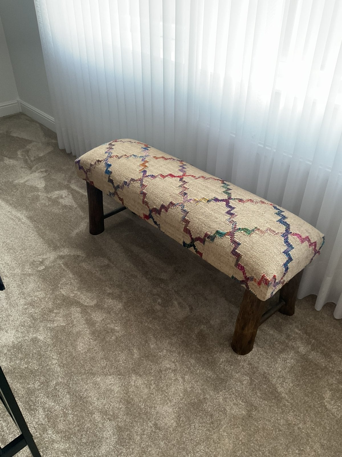 Bankje, Ophalen, Zo goed als nieuw, Rechthoekig, Minder dan 50 cm
