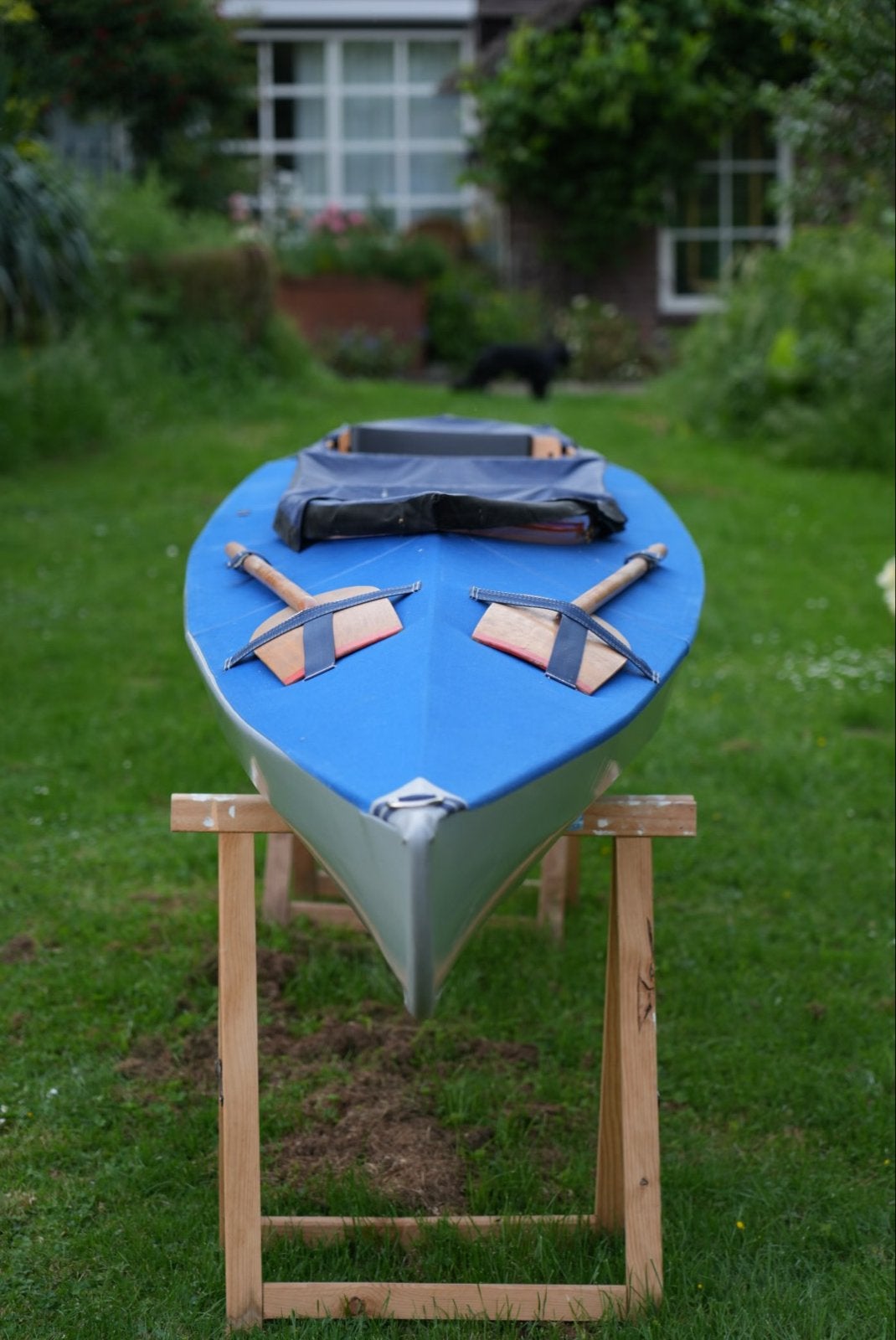 Pouch opvouwbare kano - 2-persoons met peddels, Watersport en Boten, Ophalen, Gebruikt, 2-persoons