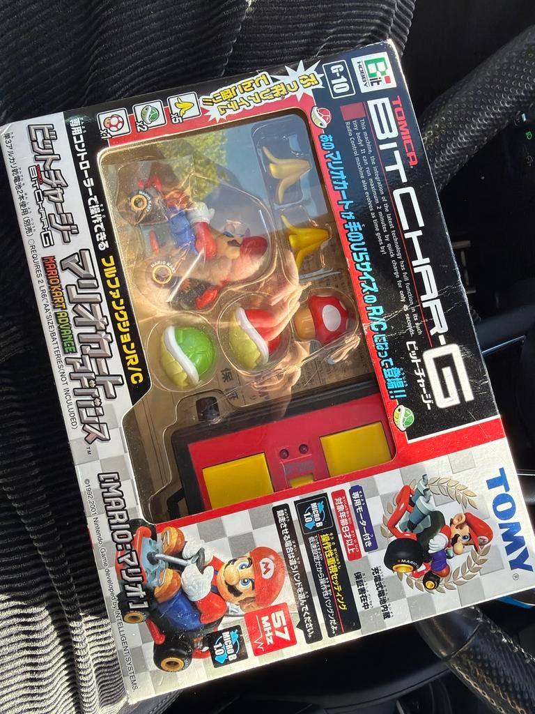 Rare collectible Tomy Bit Char-G Mario Kart RC, Ophalen of Verzenden, Nieuw, Afstandsbediening