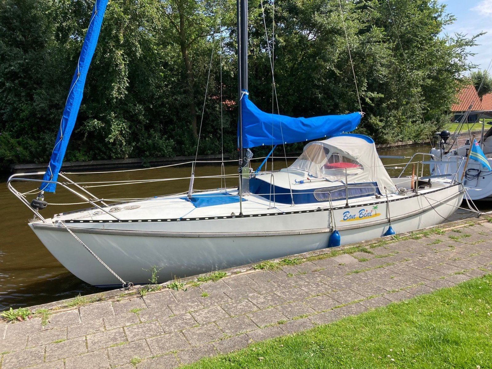 Kajuitzeiljacht Koopmans 770, Watersport en Boten, Kajuitzeilboten en Zeiljachten, Ophalen, 1.80 meter, 10 pk, Viertaktmotor