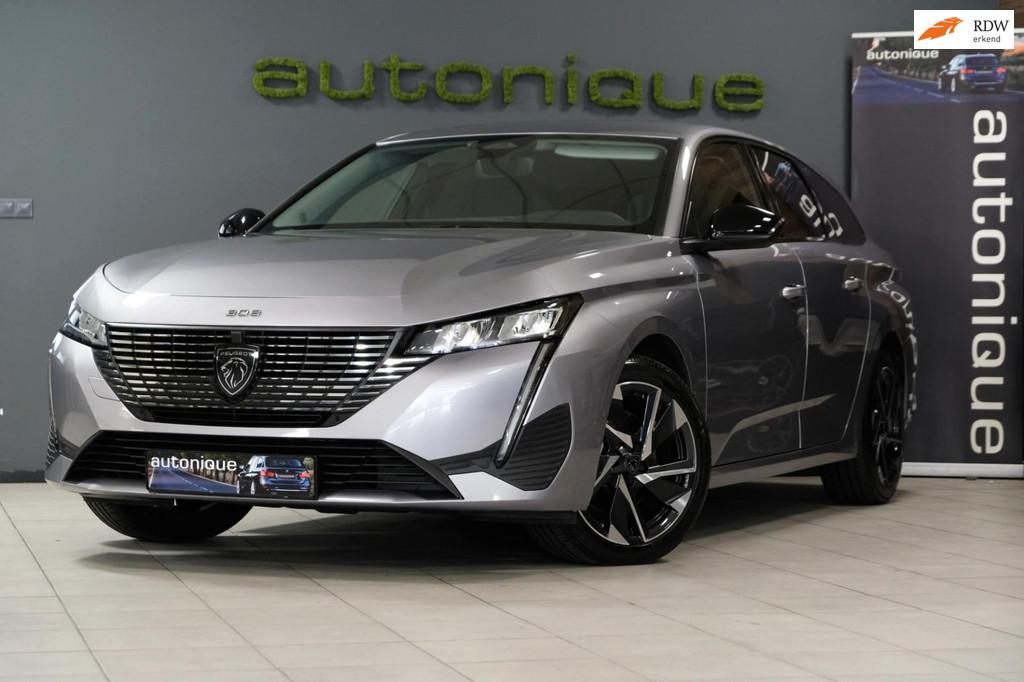 Peugeot 308 SW 1.2 PureTech Allure Pack Business *28.984km*, Gebruikt, Zwart, 1199 cc, Leder en Stof
