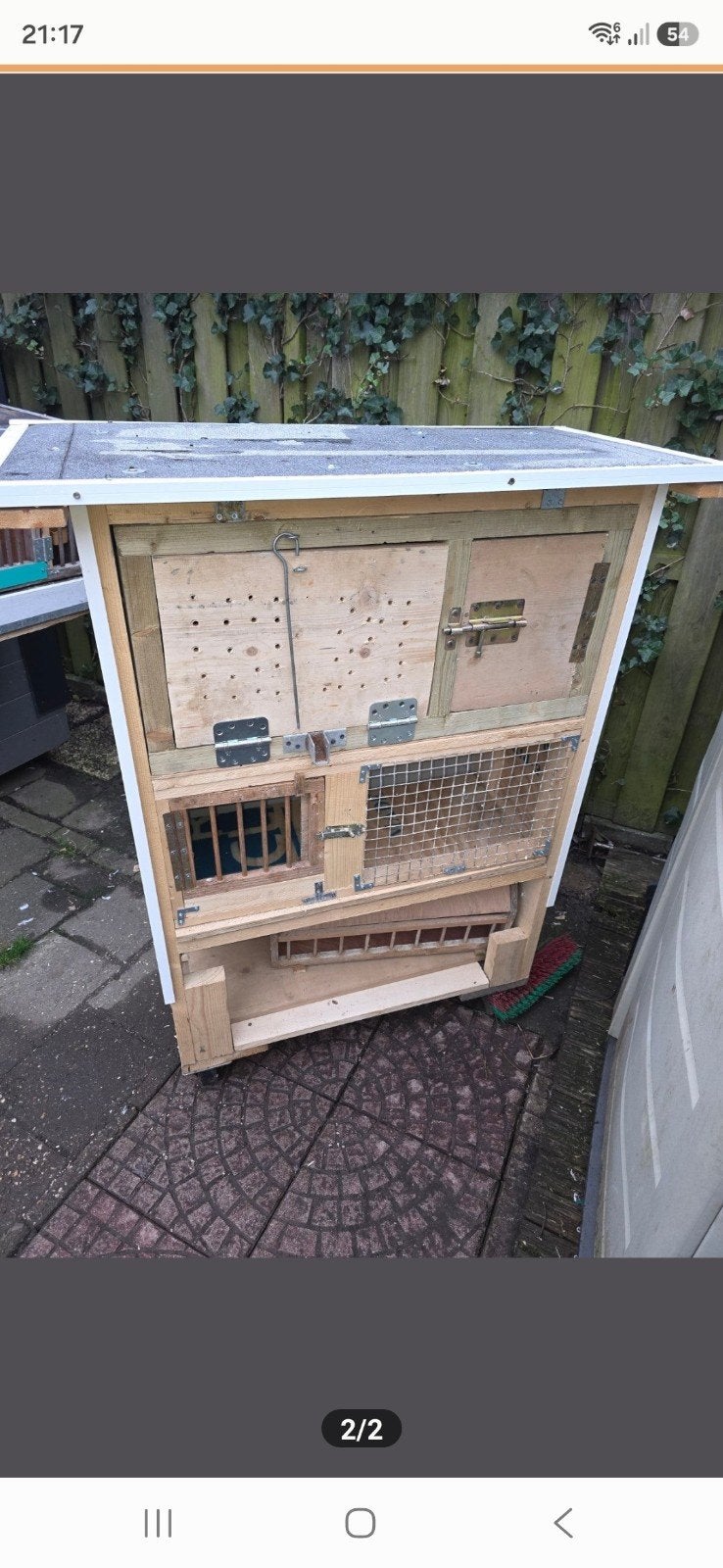 hok, Ophalen of Verzenden, Zo goed als nieuw, Hout, Vogelkooi