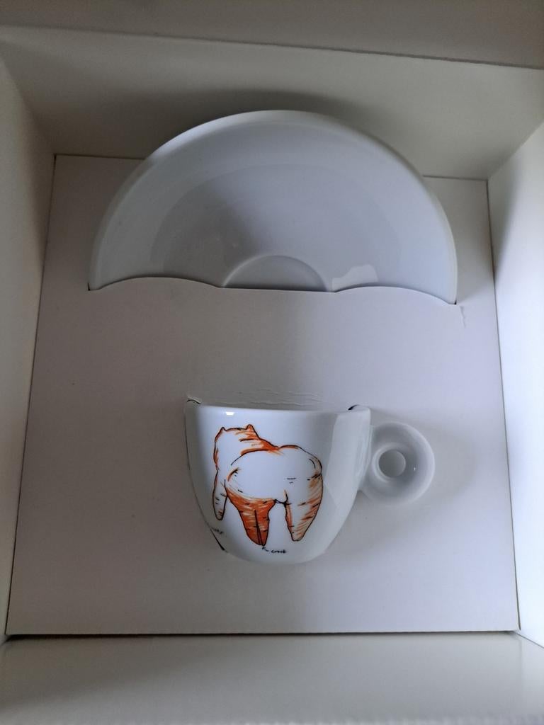 Illy Art Collection 2003 - Shizuka Yokomizo, Ophalen of Verzenden, Zo goed als nieuw, Overige stijlen, Kop(pen) en/of Schotel(s)
