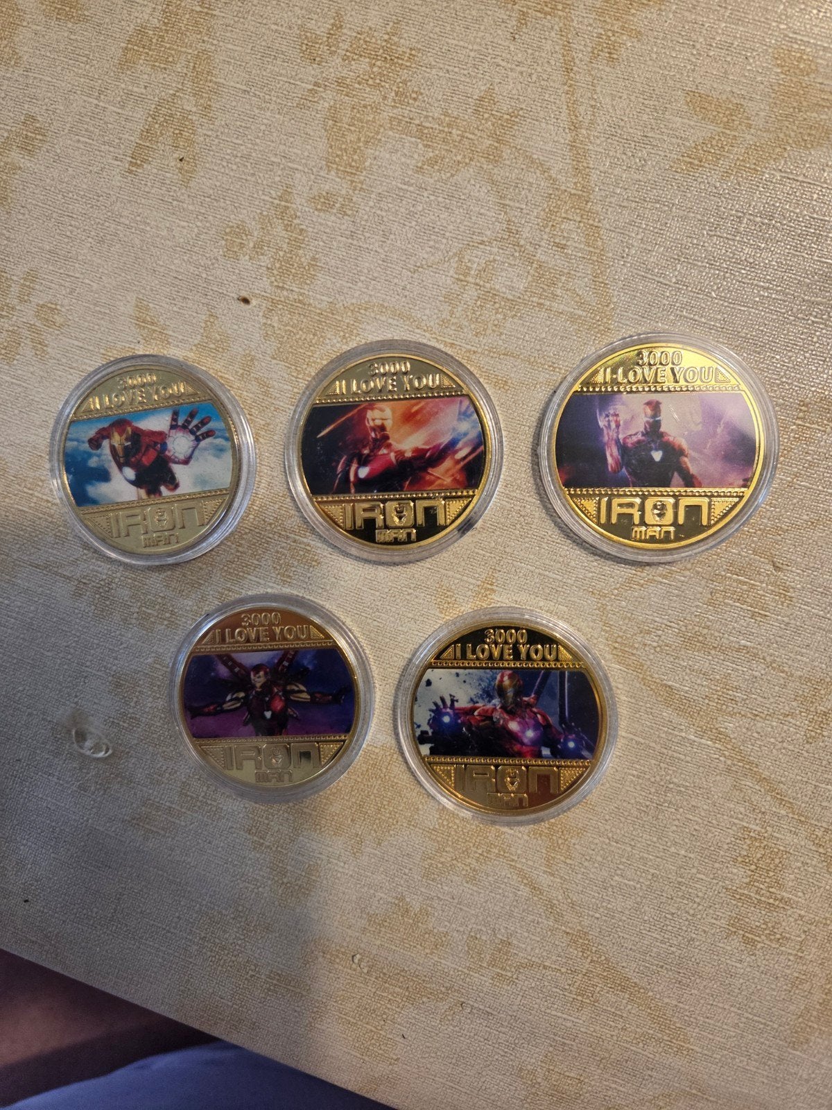 Iron Man 'I Love You 3000' Herdenkingsmunten Set, Ophalen of Verzenden, Nieuw
