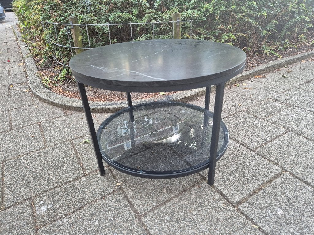 Bijzet tafeltje, Rond, Modern, Ophalen, 45 tot 60 cm
