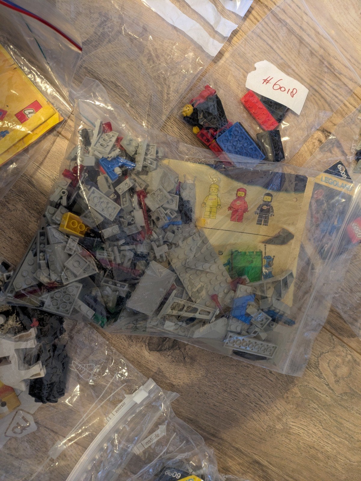 incomplete Lego sets ridder en classic space 6041 6952 enz, Ophalen of Verzenden, Gebruikt, Meerdere sets, Lego