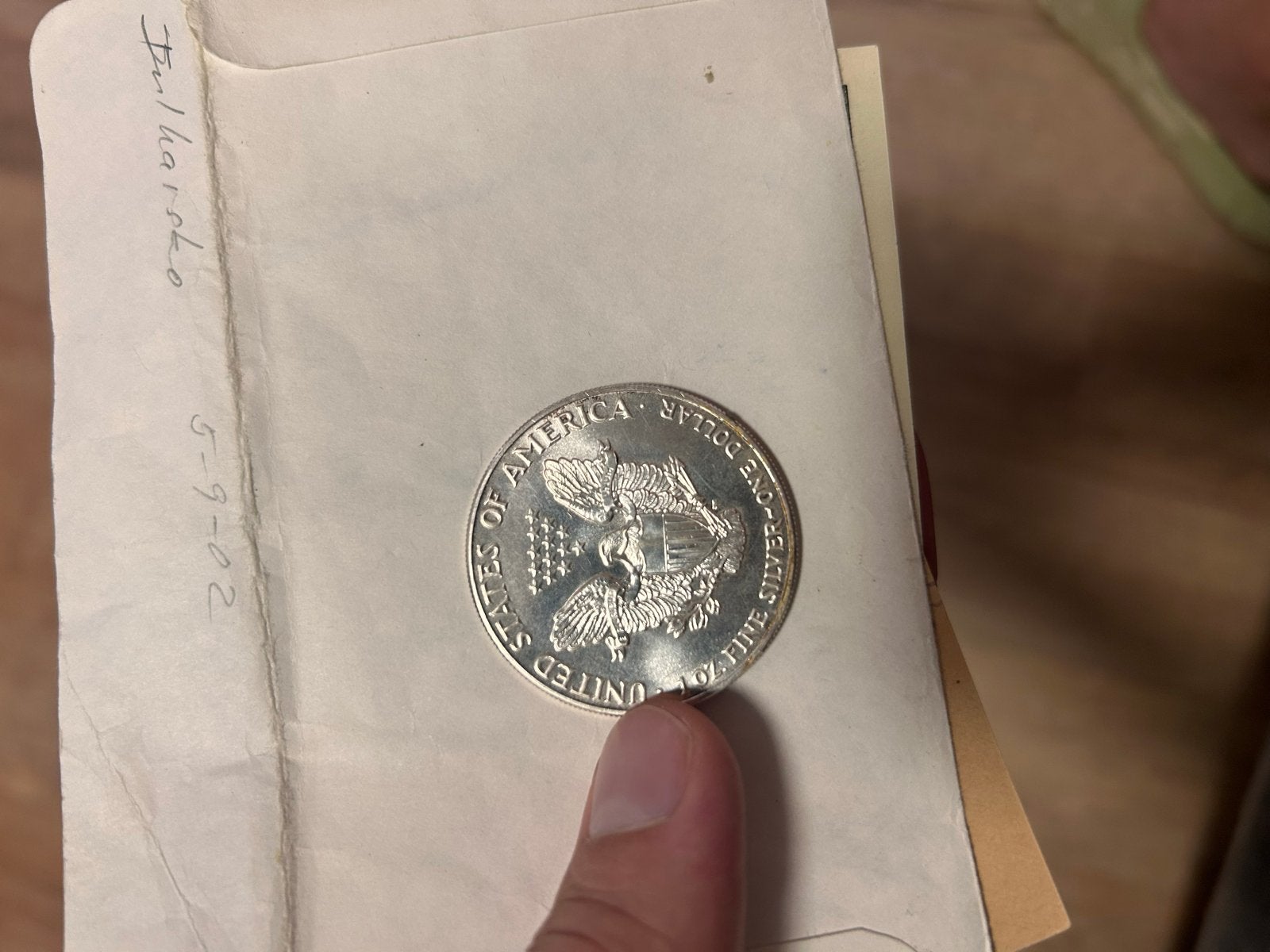 Zilveren American Eagle Dollar 1987, Ophalen of Verzenden, Losse munt, Zilver